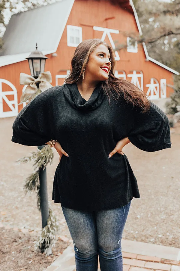 Apple Trail Shift Top In Black Curves