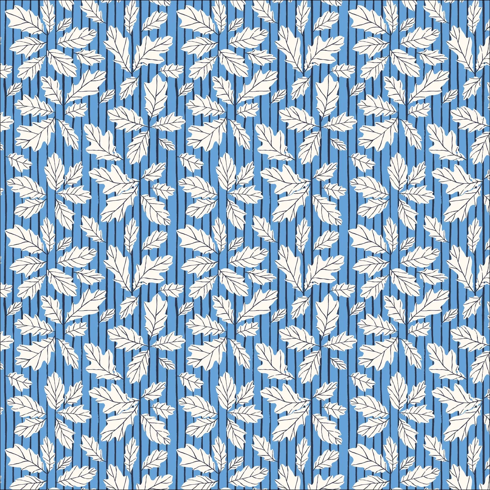 Autumn Walk | 227623 Old Oak Stripe by Emily Taylor for Cloud9 | Organic Cotton