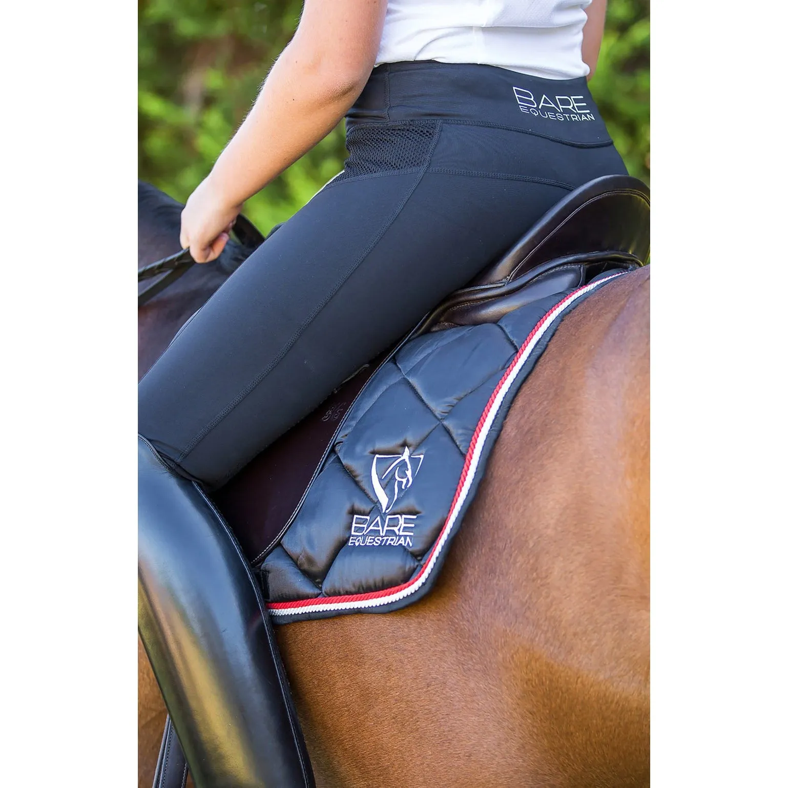 BARE Equestrian Performance Riding Tights - Black Rider