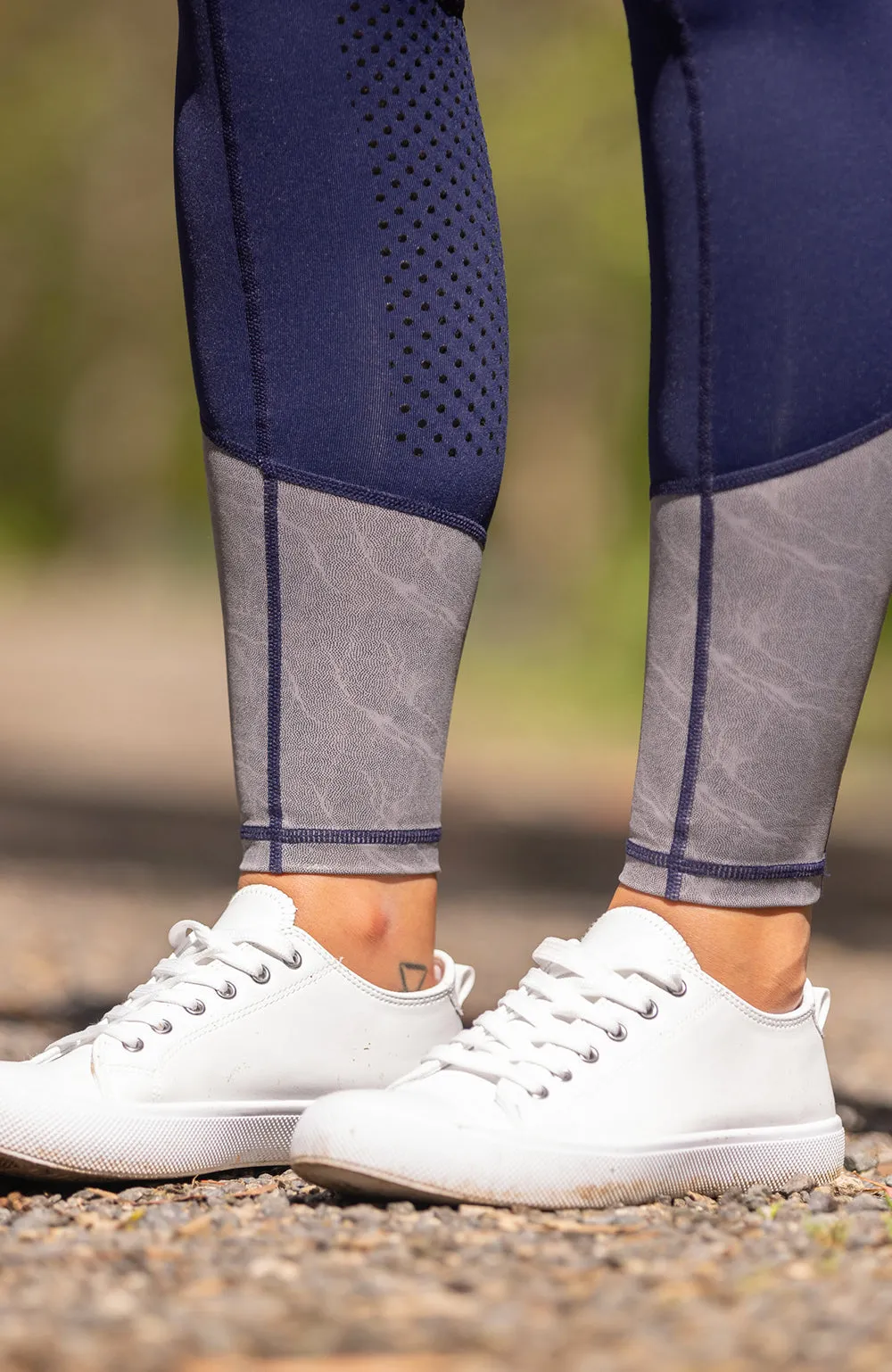 BARE Equestrian Performance Riding Tights - Oxford Panther
