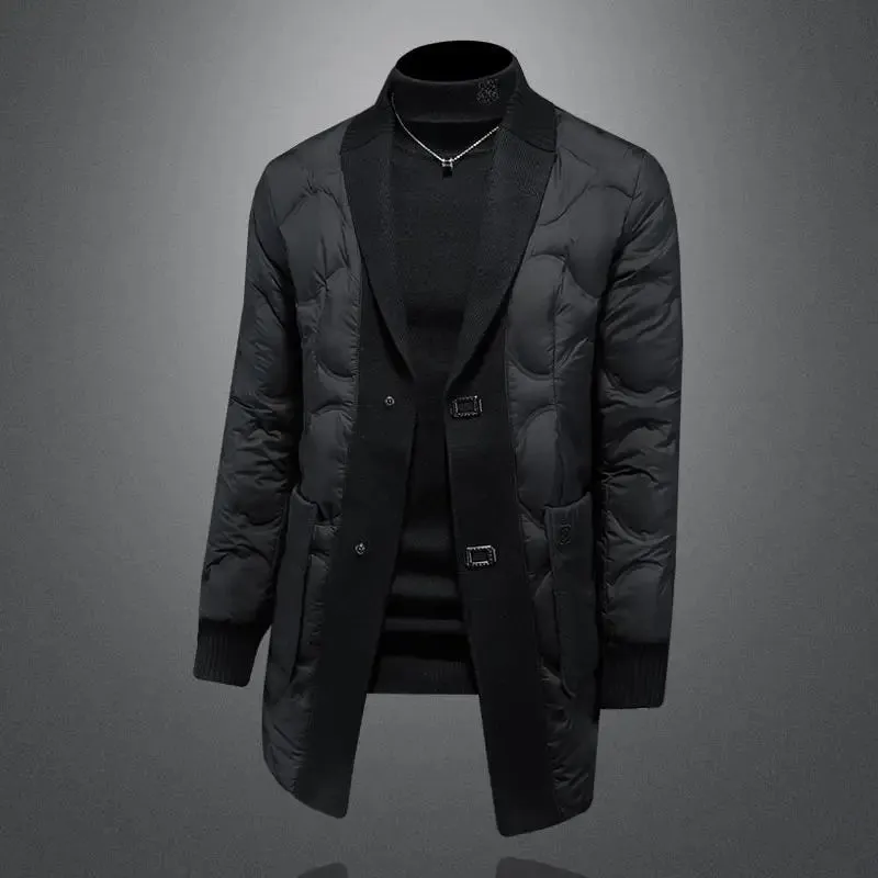 British Style Men's Parka Coat