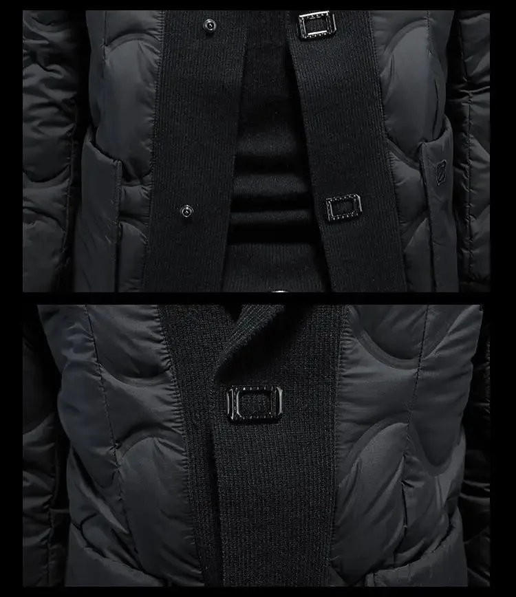 British Style Men's Parka Coat