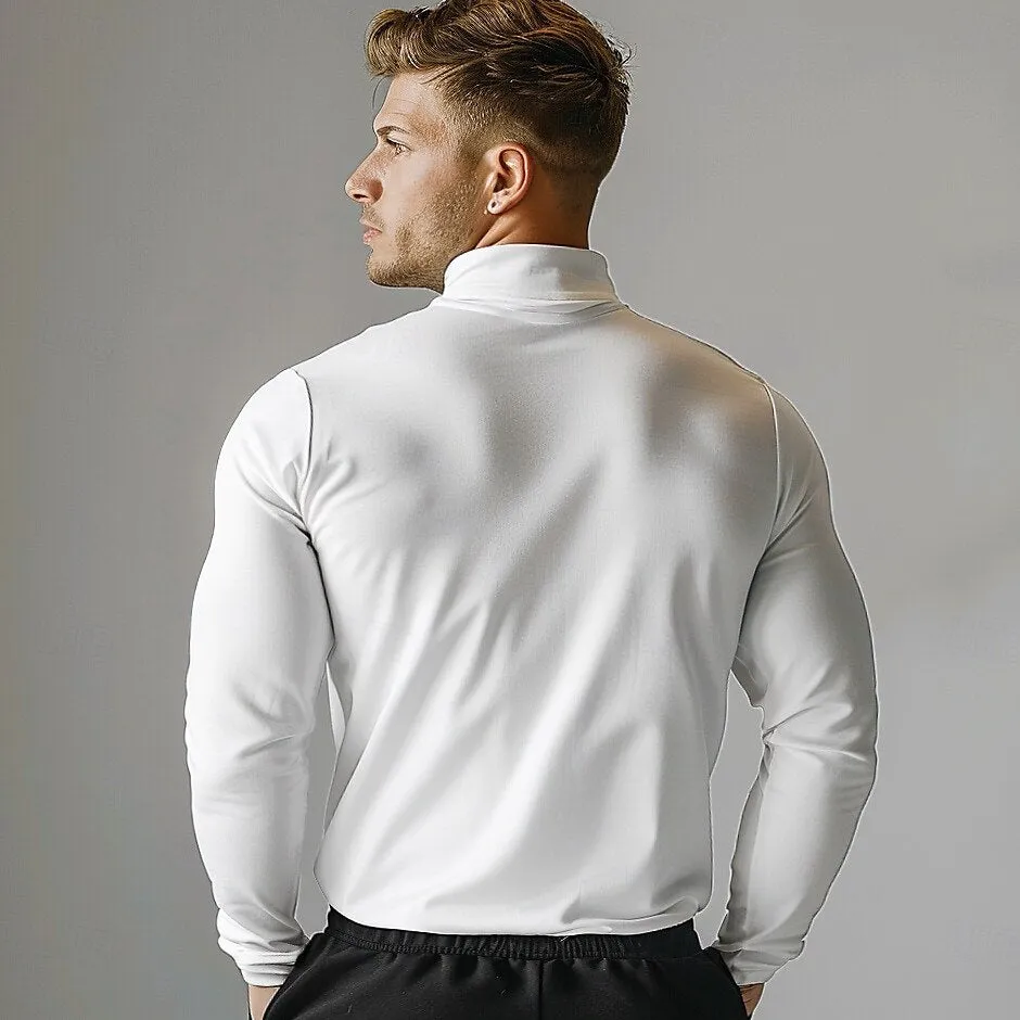 Cotton Long Sleeves Polo T-Shirt