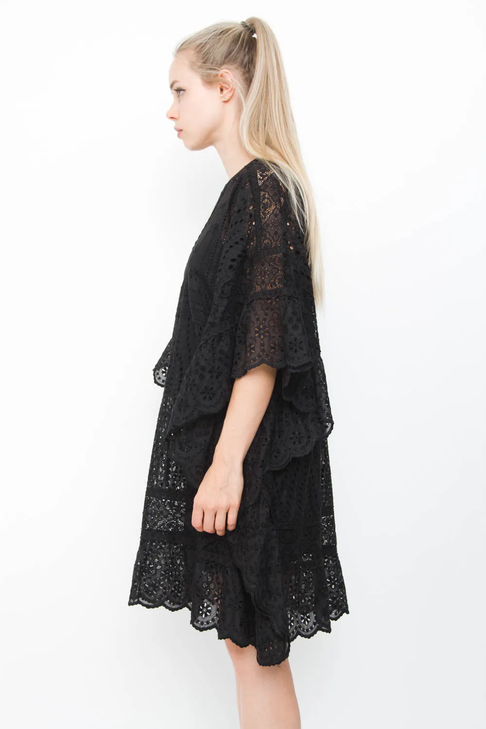 EYELET CAFTAN