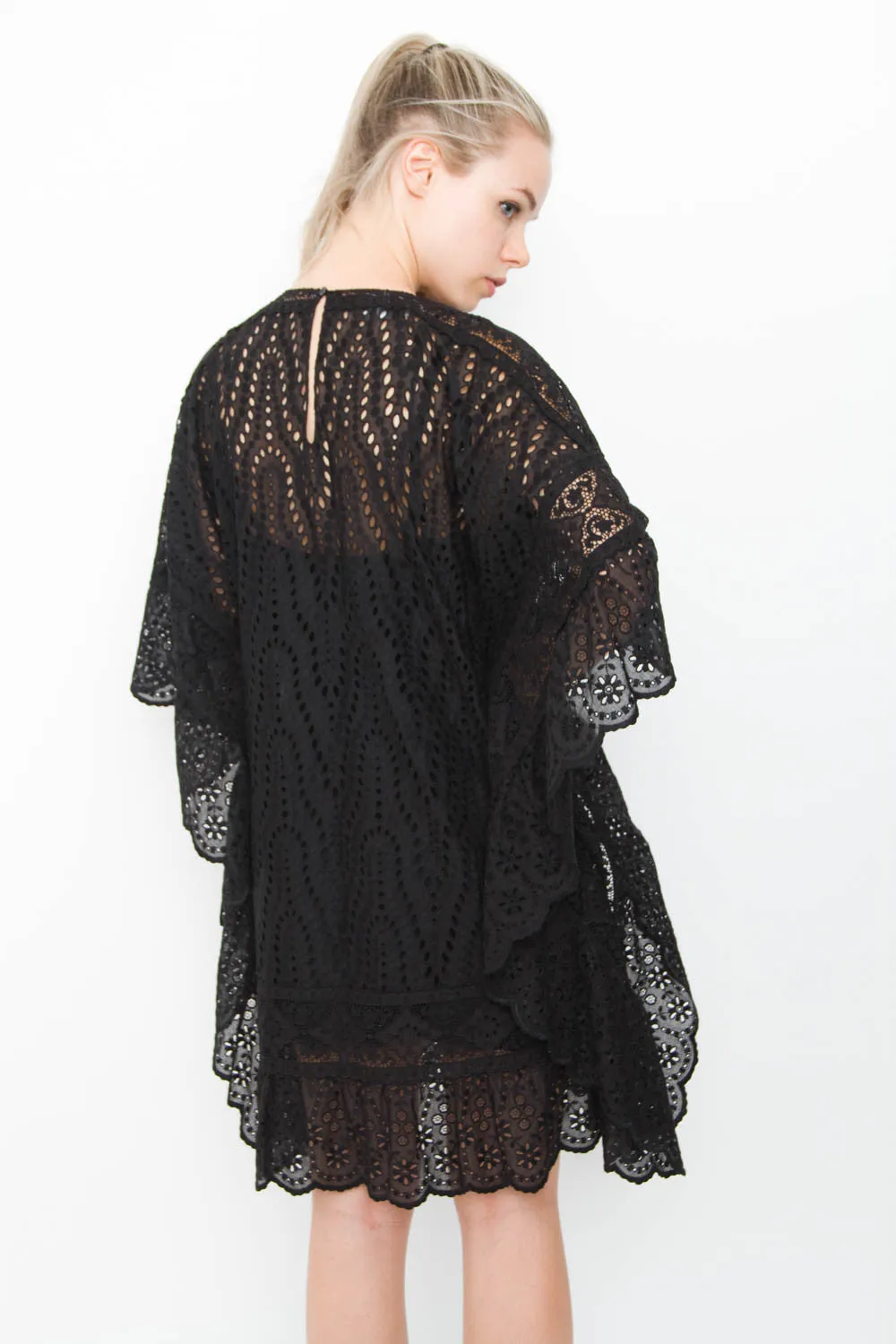 EYELET CAFTAN