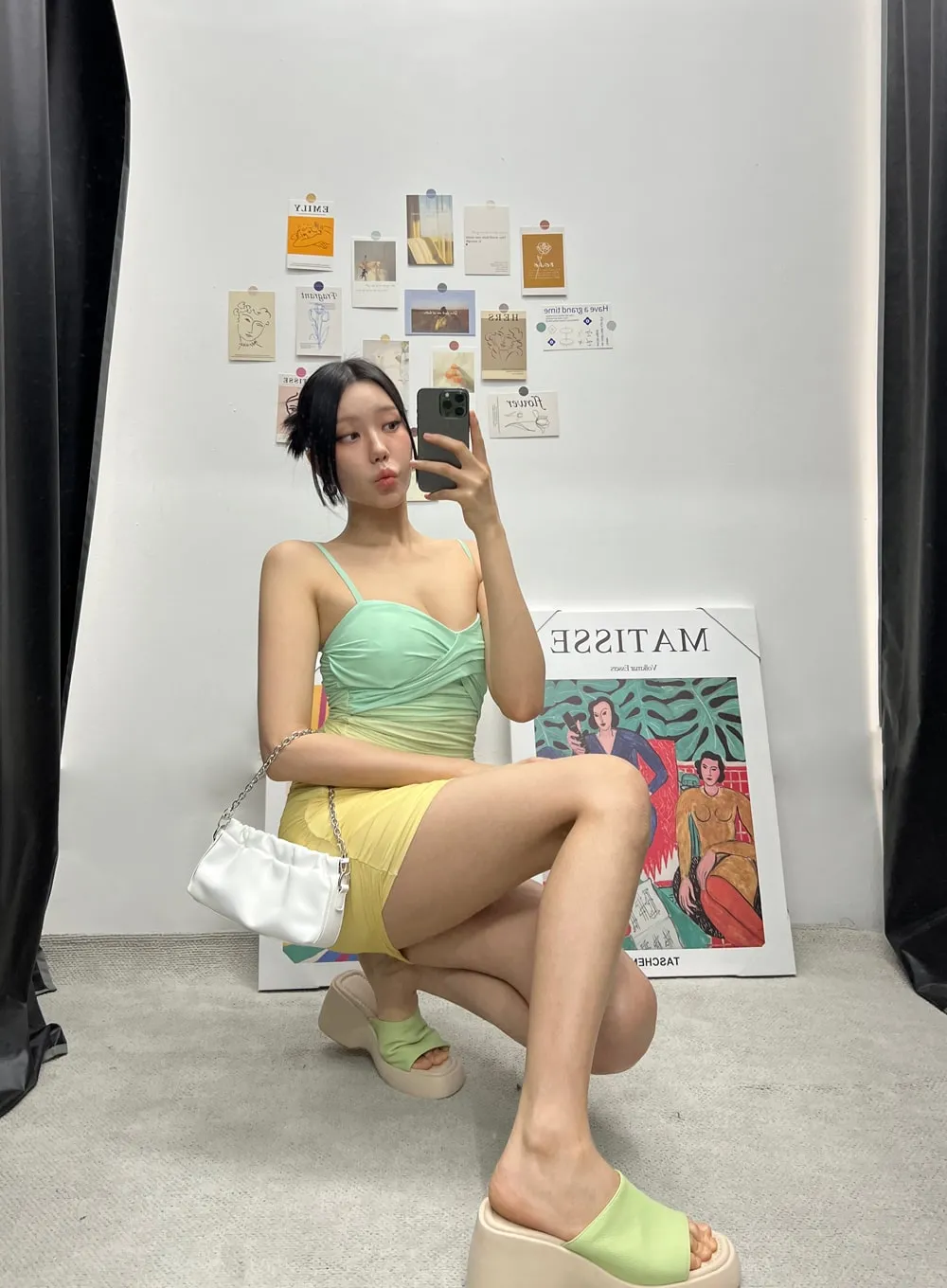 Gradient Mini Dress IU322