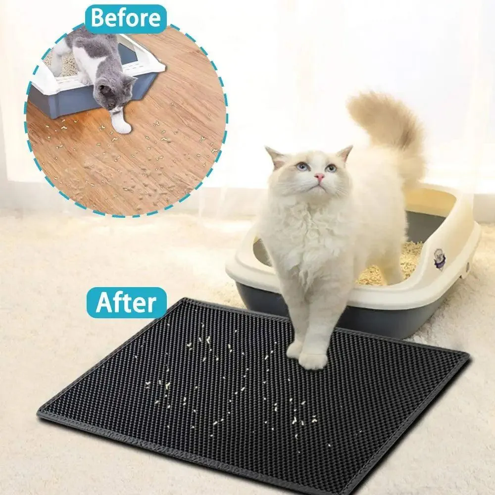 Honeycomb Cat Litter Mat: Clean Paws, Clean Floors!