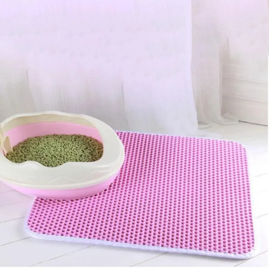 Honeycomb Cat Litter Mat: Clean Paws, Clean Floors!