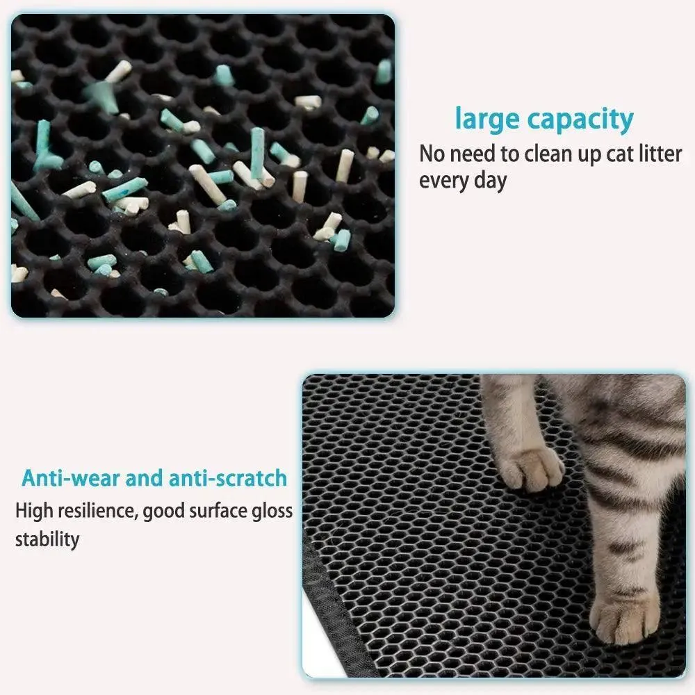 Honeycomb Cat Litter Mat: Clean Paws, Clean Floors!