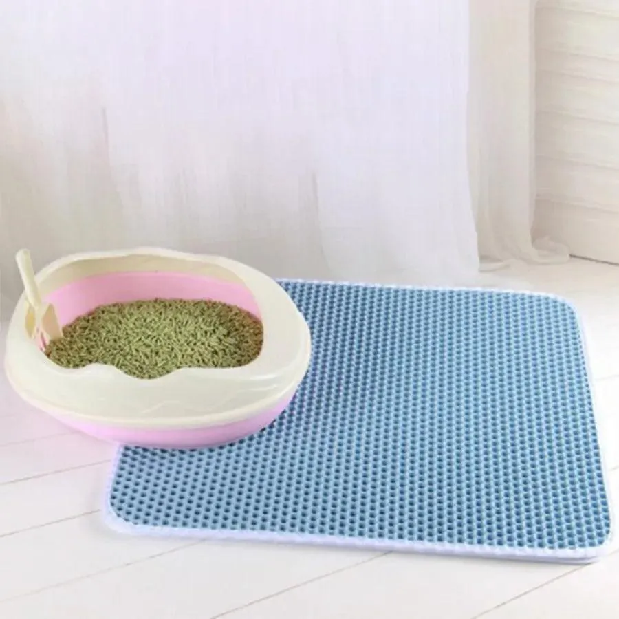 Honeycomb Cat Litter Mat: Clean Paws, Clean Floors!