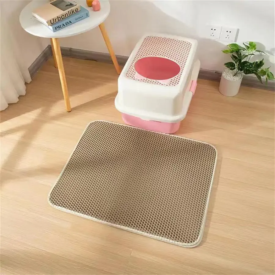 Honeycomb Cat Litter Mat: Clean Paws, Clean Floors!