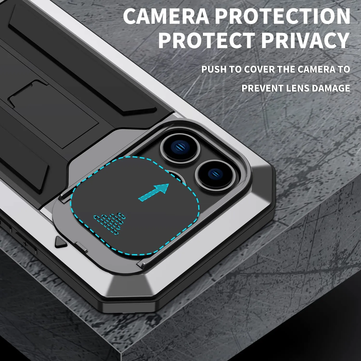 iPhone 15 Pro Metal Rugged Case