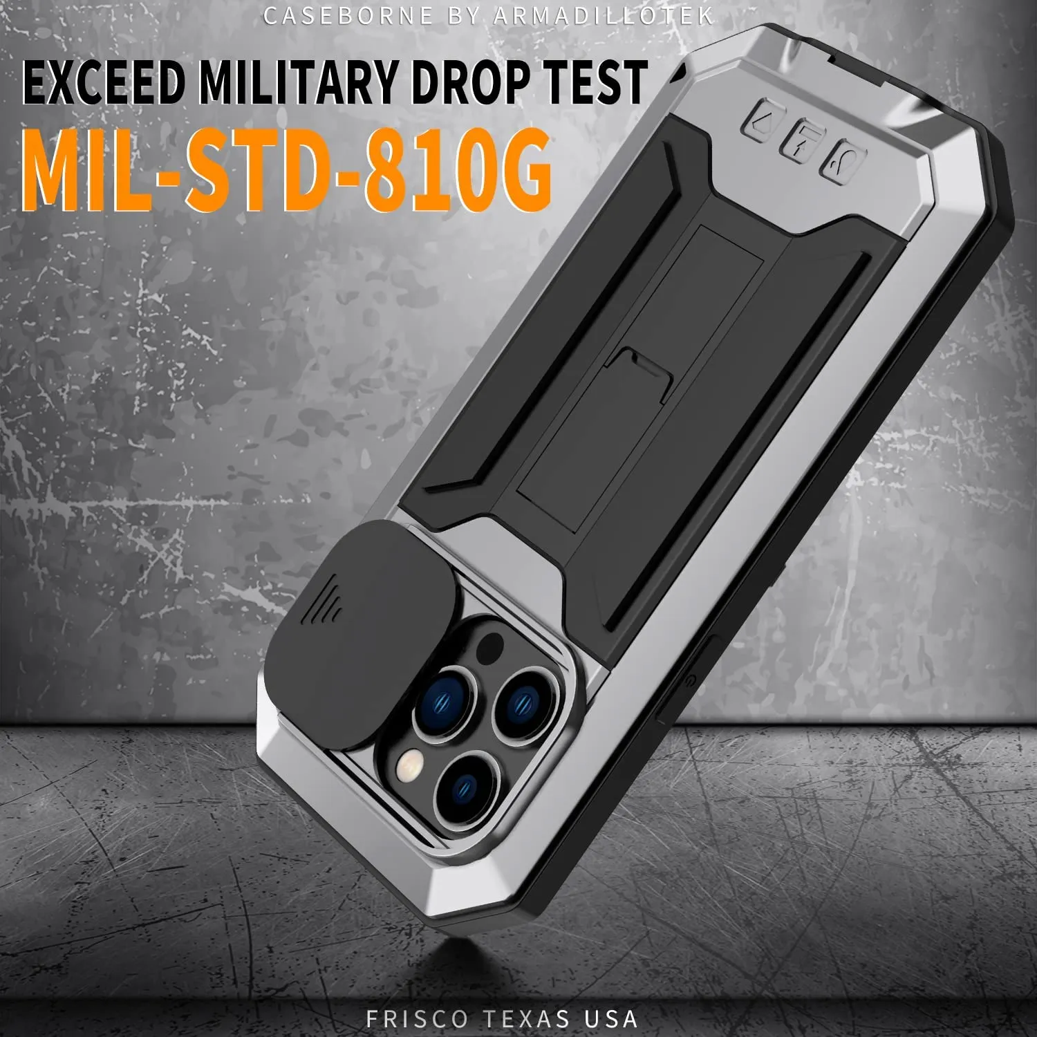 iPhone 15 Pro Metal Rugged Case