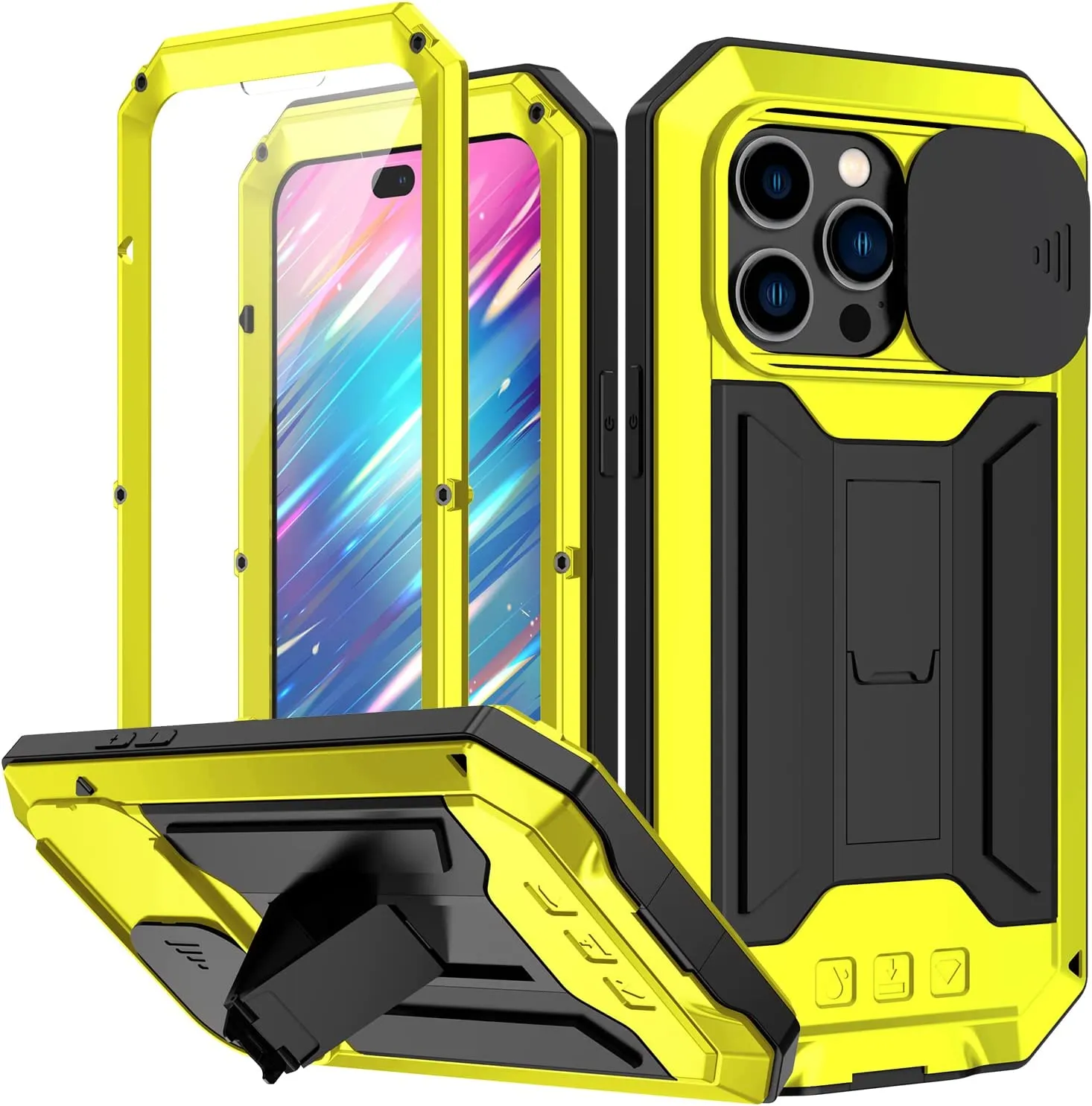 iPhone 15 Pro Metal Rugged Case
