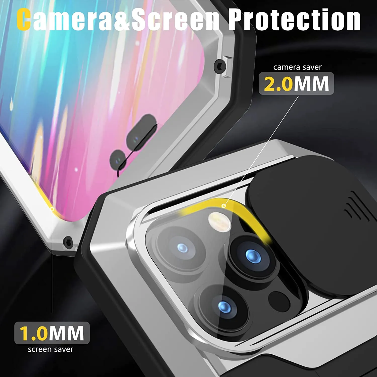 iPhone 15 Pro Metal Rugged Case