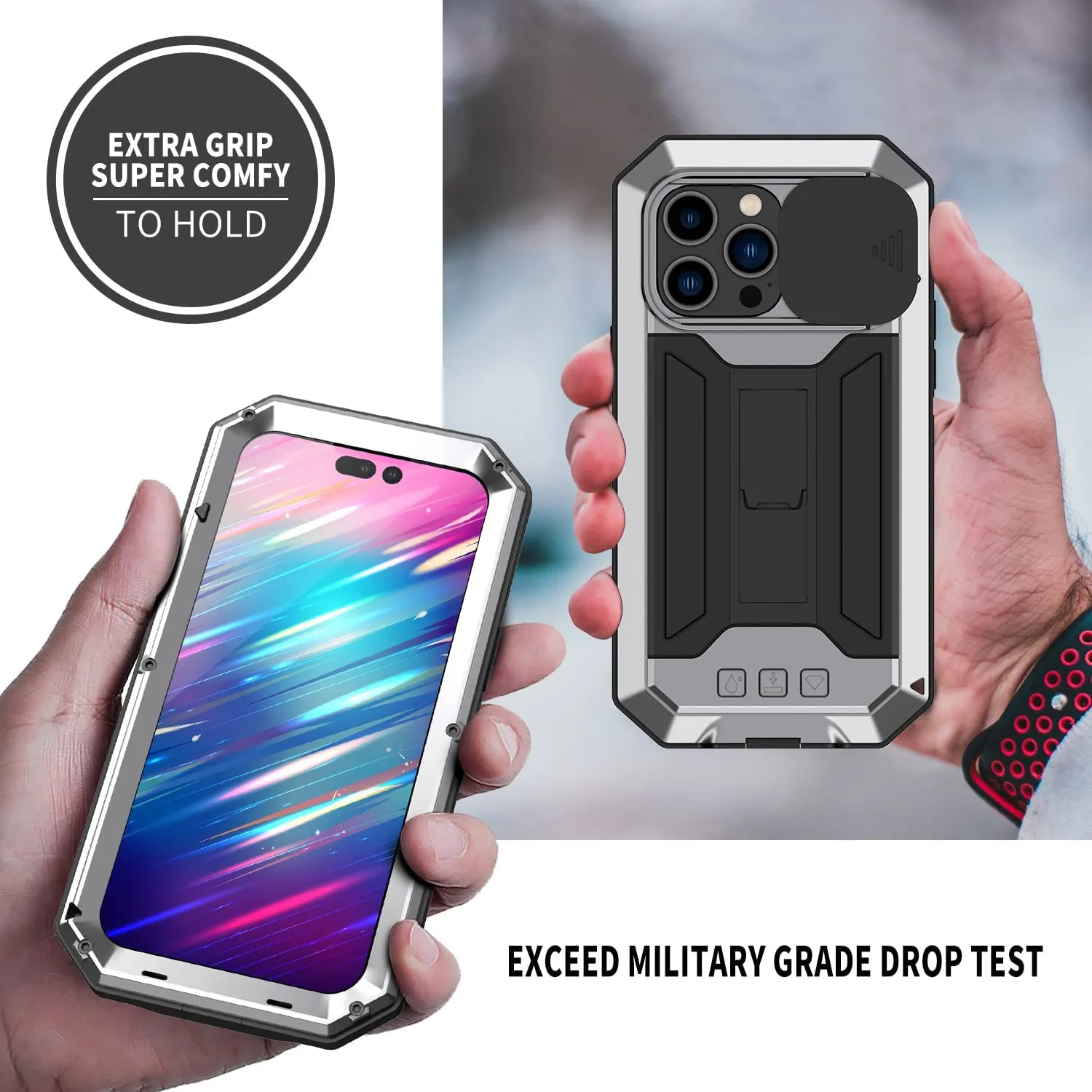 iPhone 15 Pro Metal Rugged Case