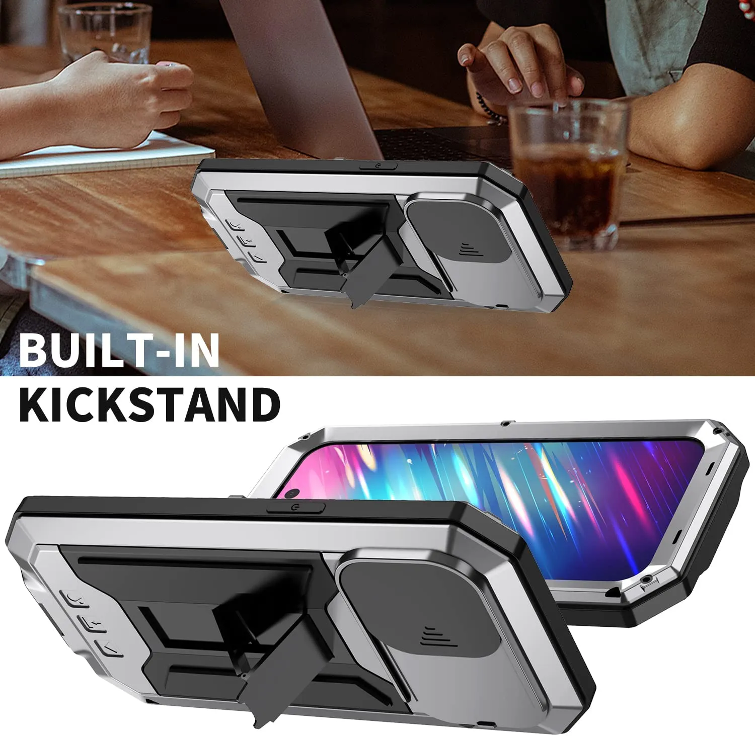 iPhone 15 Pro Metal Rugged Case