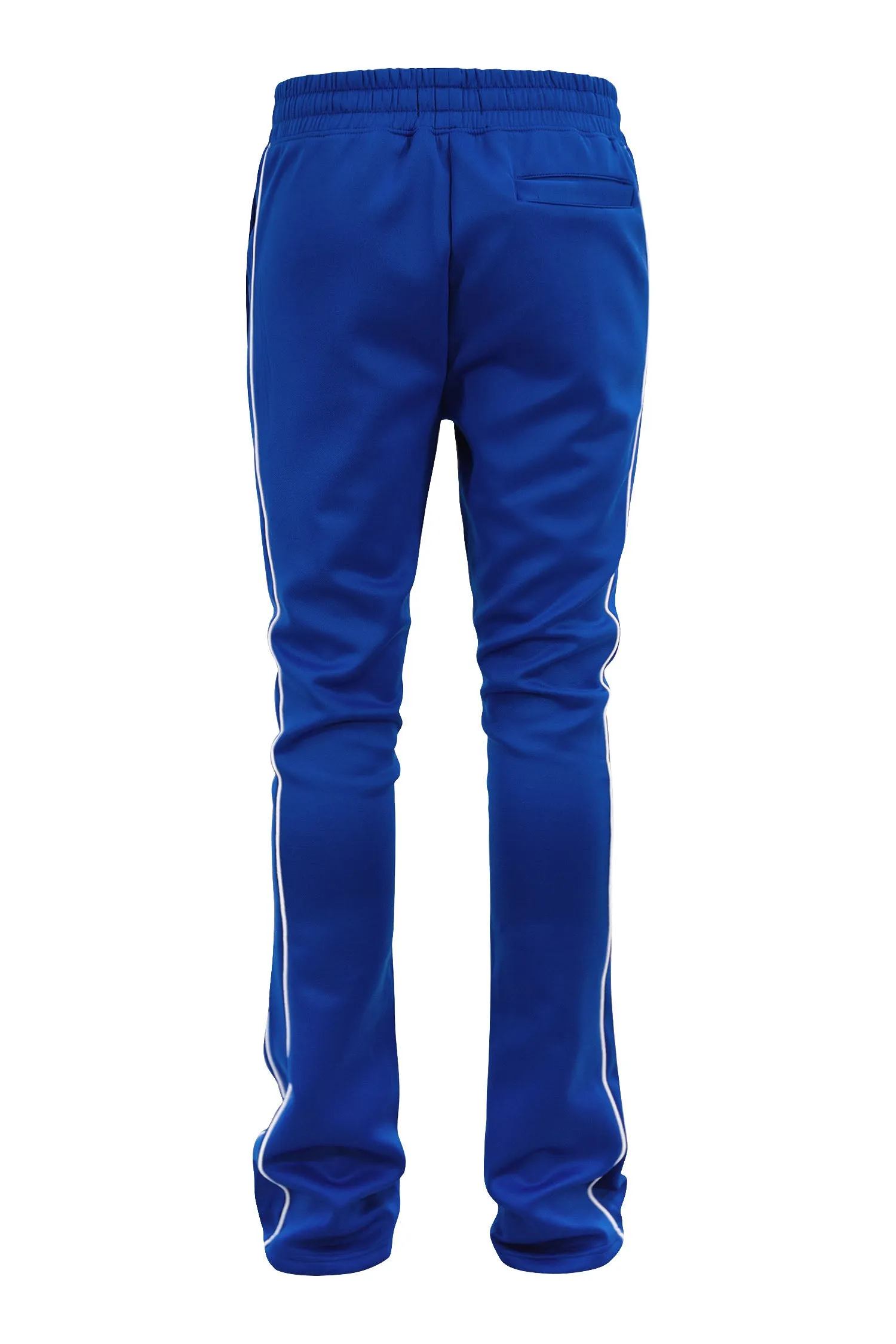 Men's Essential Solid Stacked Fit Flared Track Pants