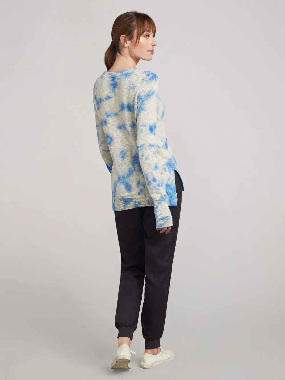 Muir Tie Dye Sweater in Skyway Tie Dye