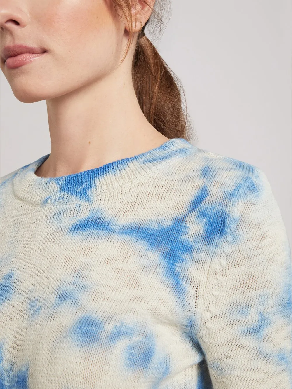 Muir Tie Dye Sweater in Skyway Tie Dye