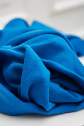 Organic Basic Brushed Sweat Intense Blue