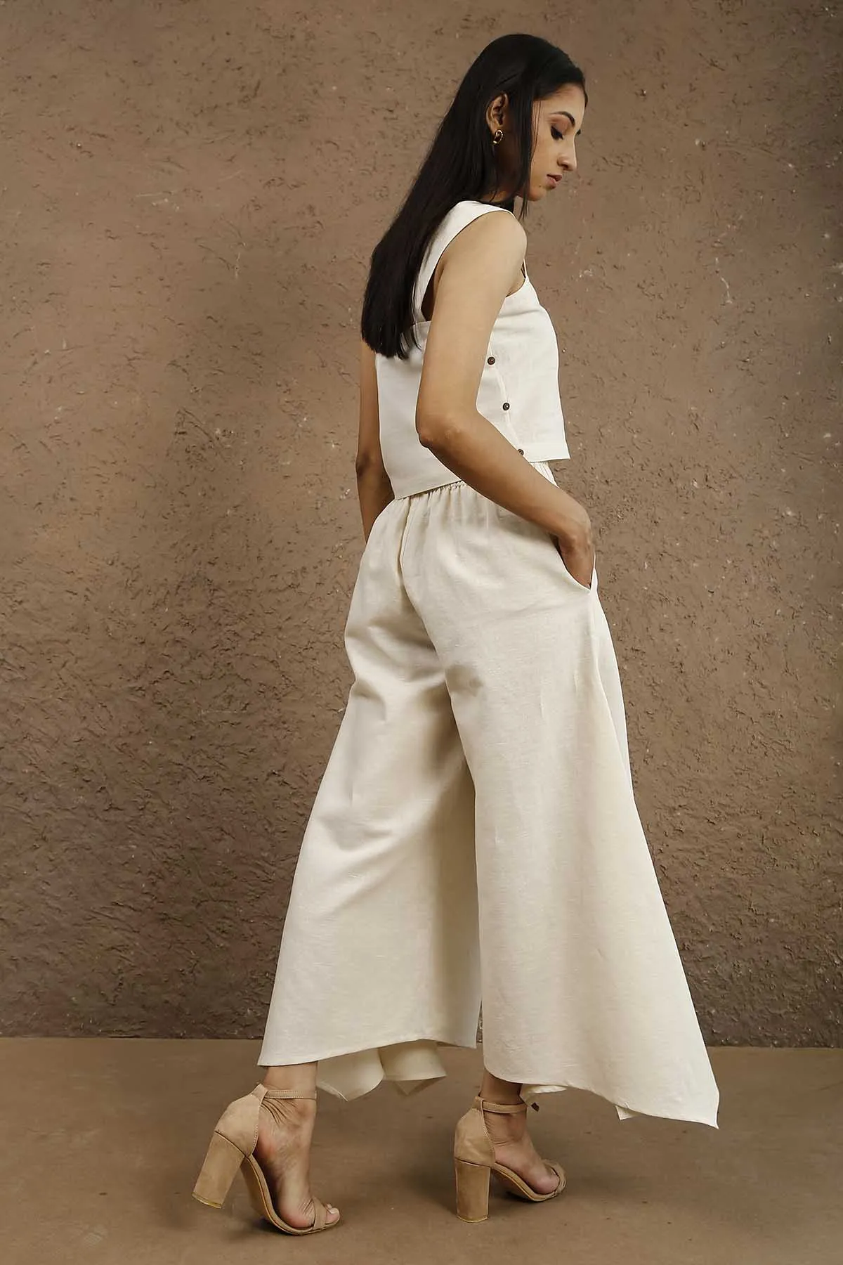 Terra Ivory Crop Co-ord Set