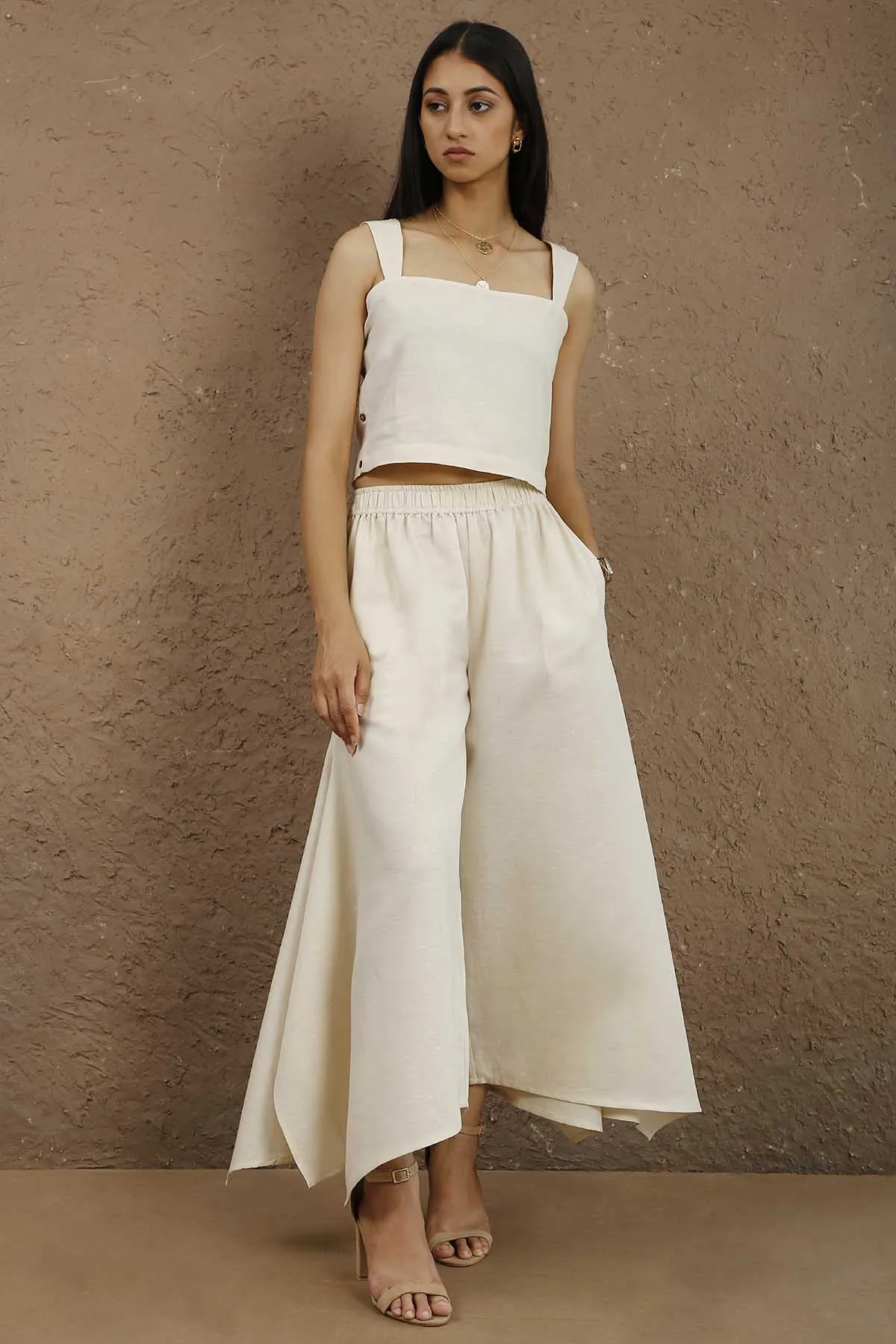 Terra Ivory Crop Co-ord Set