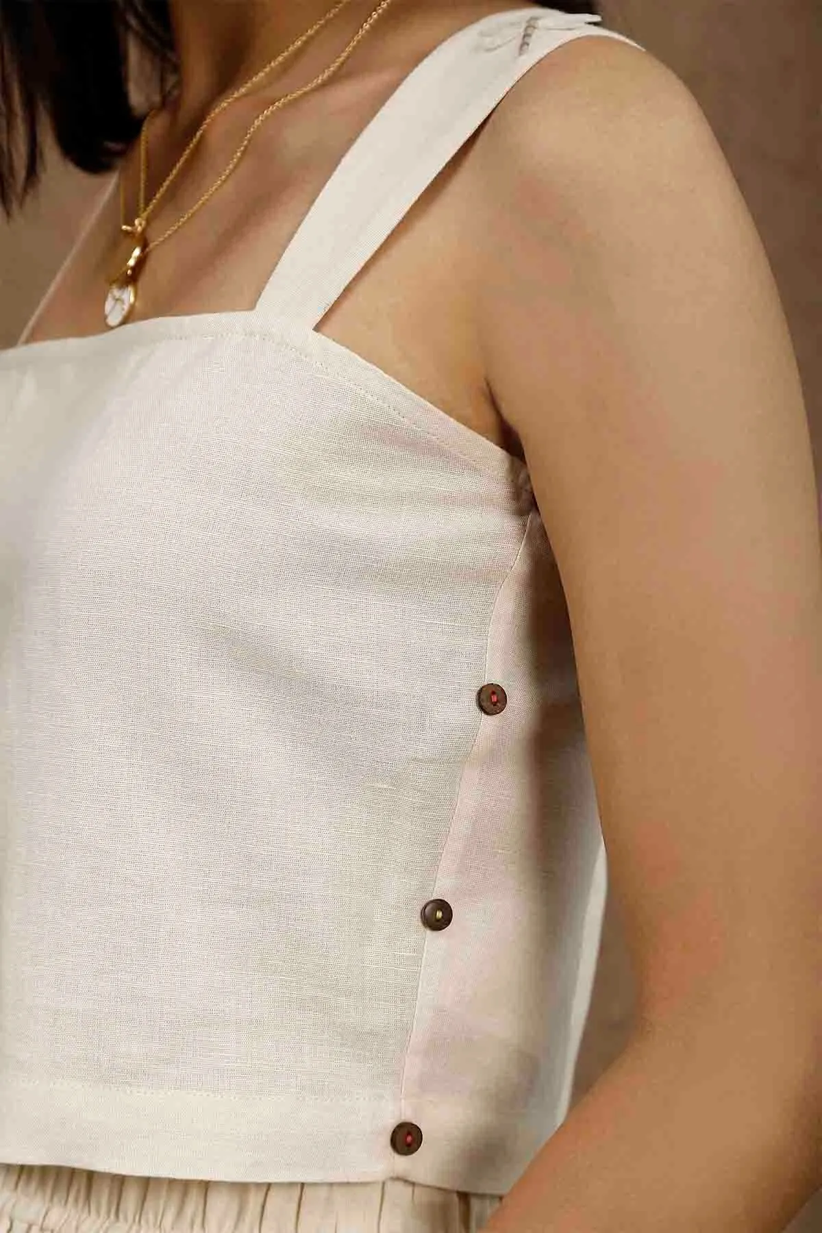 Terra Ivory Crop Co-ord Set