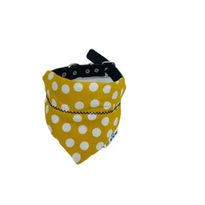 WHO DAT Reversible New Orleans Saints-inspired Dog Bandana