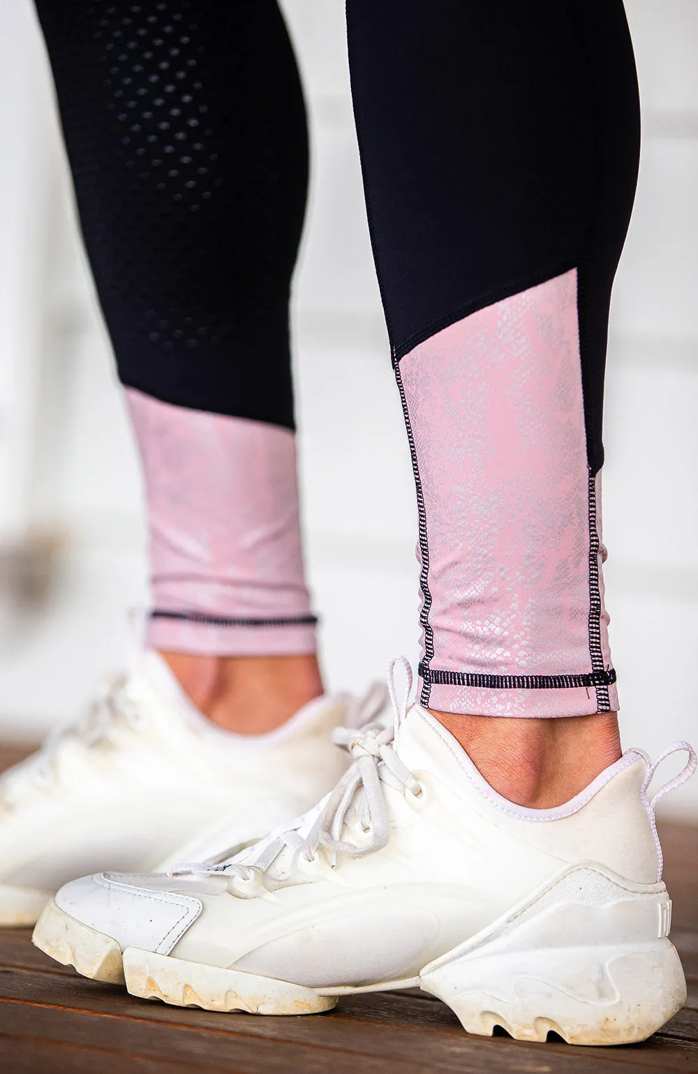 Youth Performance Riding Tights - Rose