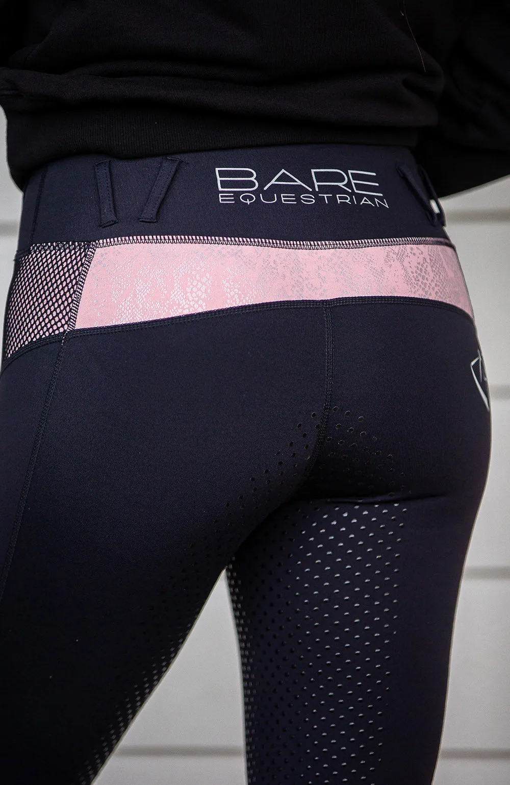 Youth Performance Riding Tights - Rose