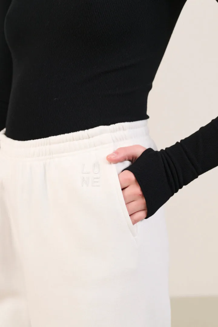 ZANE 100% ORGANIC COTTON jogger - Marshmellow